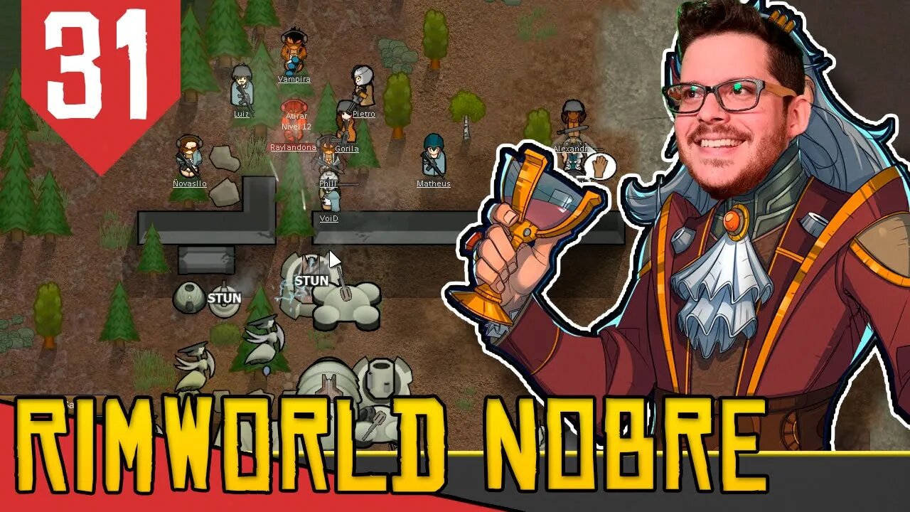 Menos Pernas, mais METAL! - Rimworld Royalty Base Aberta #31 [Gameplay Português PT-BR]