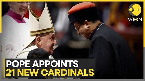 Pope Francis Elevates 21 New Cardinals, Ceremony Reflects Global Church Diversity | WION News