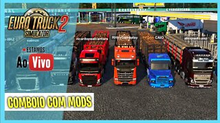 ▶️COMBOIO COM MODS BRASILEIROS MAPA BR BRASIL EEURO TRUCK SIMULATOR 2 1.43 ETS2