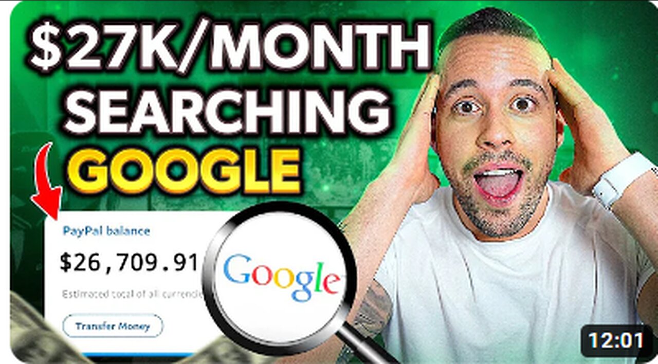 $1,100/Day Searching Google | Make Money Online