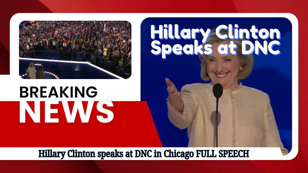 Hillary Clinton speaks at DNC in Chicago FULL SPEECH | LiveNOW from FOX