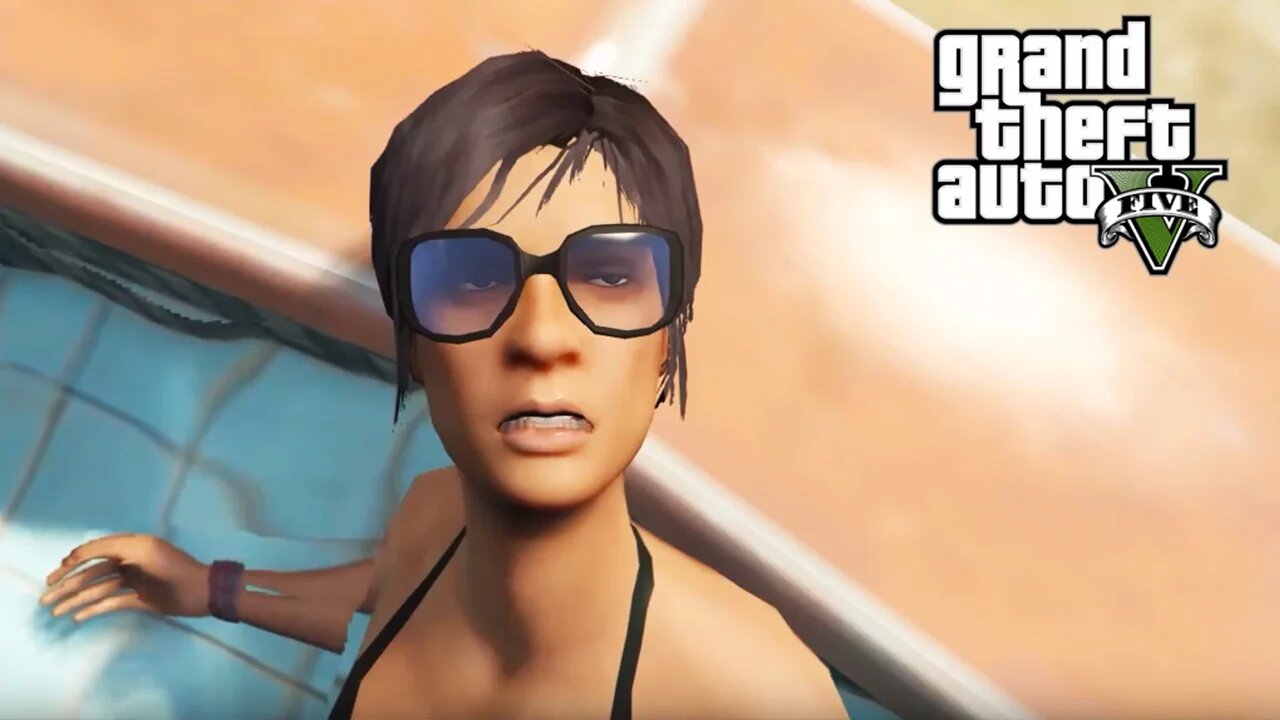 GTA V - Random Moments 37 (Funny Skits, Pedestrian Madness!)