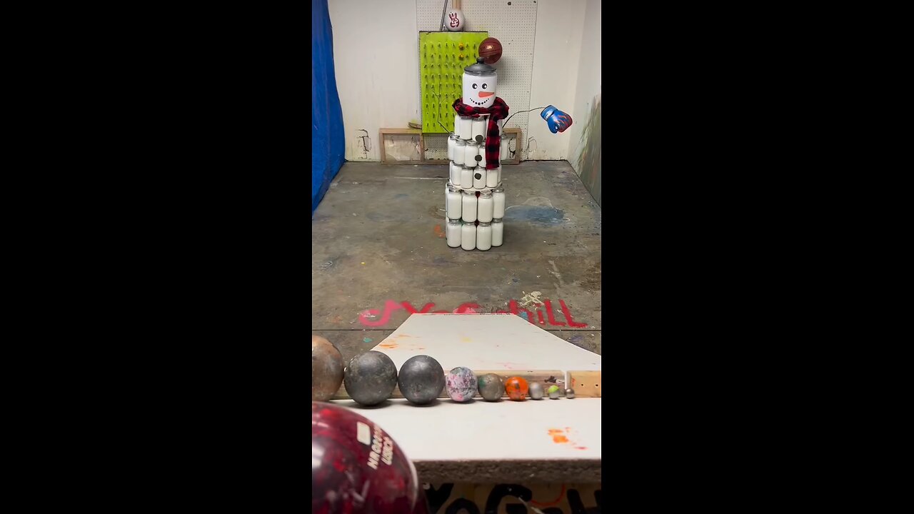 Bottle Vs Metallic balls