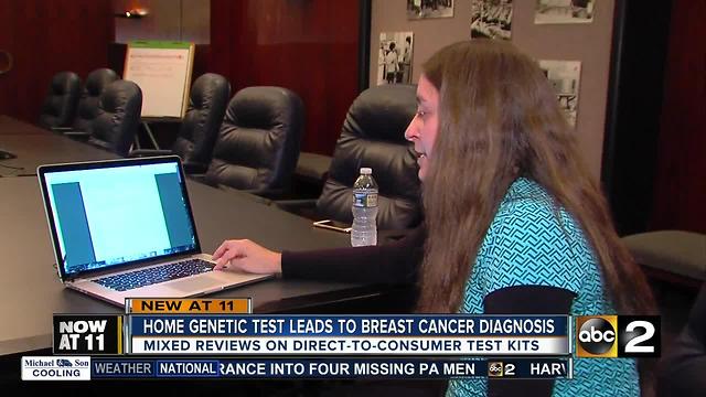 At-home genetic test leads to breast cancer diagnosis