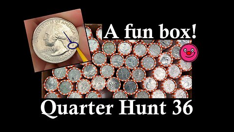 YAY! Fun box of Quarters! - Quarter Hunt 36