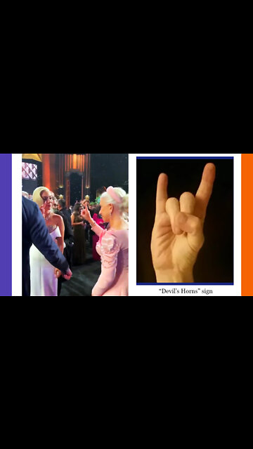 Lady Gaga Greets Others With Satanic Hand Sign