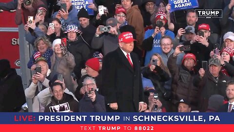 PRESIDENT TRUMP IN SCHNECKSVILLE, PA