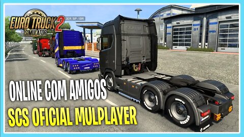 ETS2 MULTPLAYER OFICIAL ONLINE COM AMIGOS EURO TRUCK SIMULATOR 2 VERSÃO 1.41