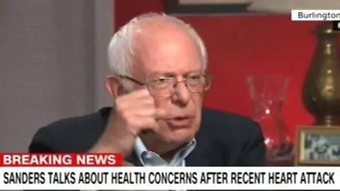 Bernie Sanders "I Should Have Paid More Attention To My Symptoms!"