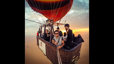 Hot air balloon ride