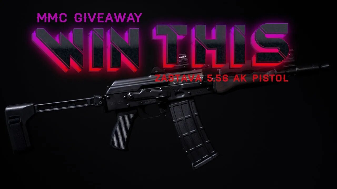 Win this Zastava 5.56 AK Pistol From MMC Armory!