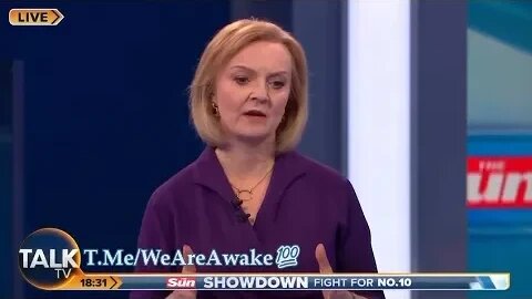 🇬🇧LIz Truss lying Stupid CUNT. He Said it not me @WeAreAwake 💯