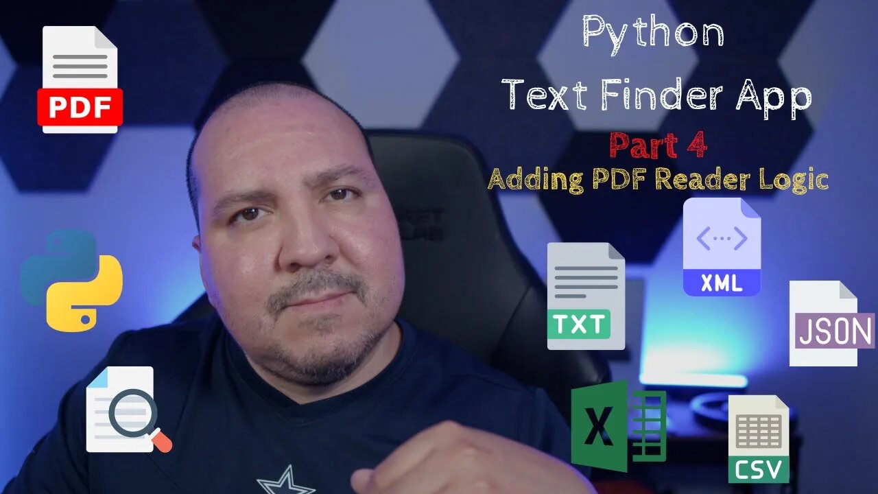 Python Text Finder App - Part 4 - Adding PDF Logic