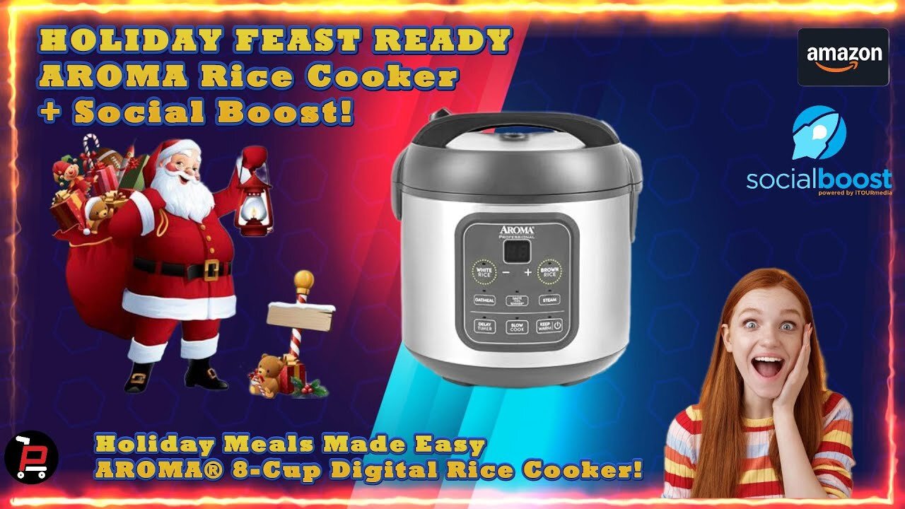 AROMA® 8-Cup Digital Rice Cooker & Egg Bite Mold Bundle Review | Perfect Holiday Gift! 🍚🎄