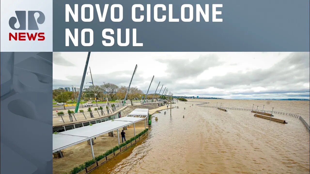 Lago Guaíba transborda e inunda regiões em Porto Alegre