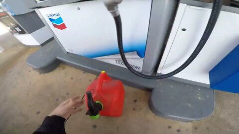 Gas Can on a Motorcycle. Will I Blow Up?