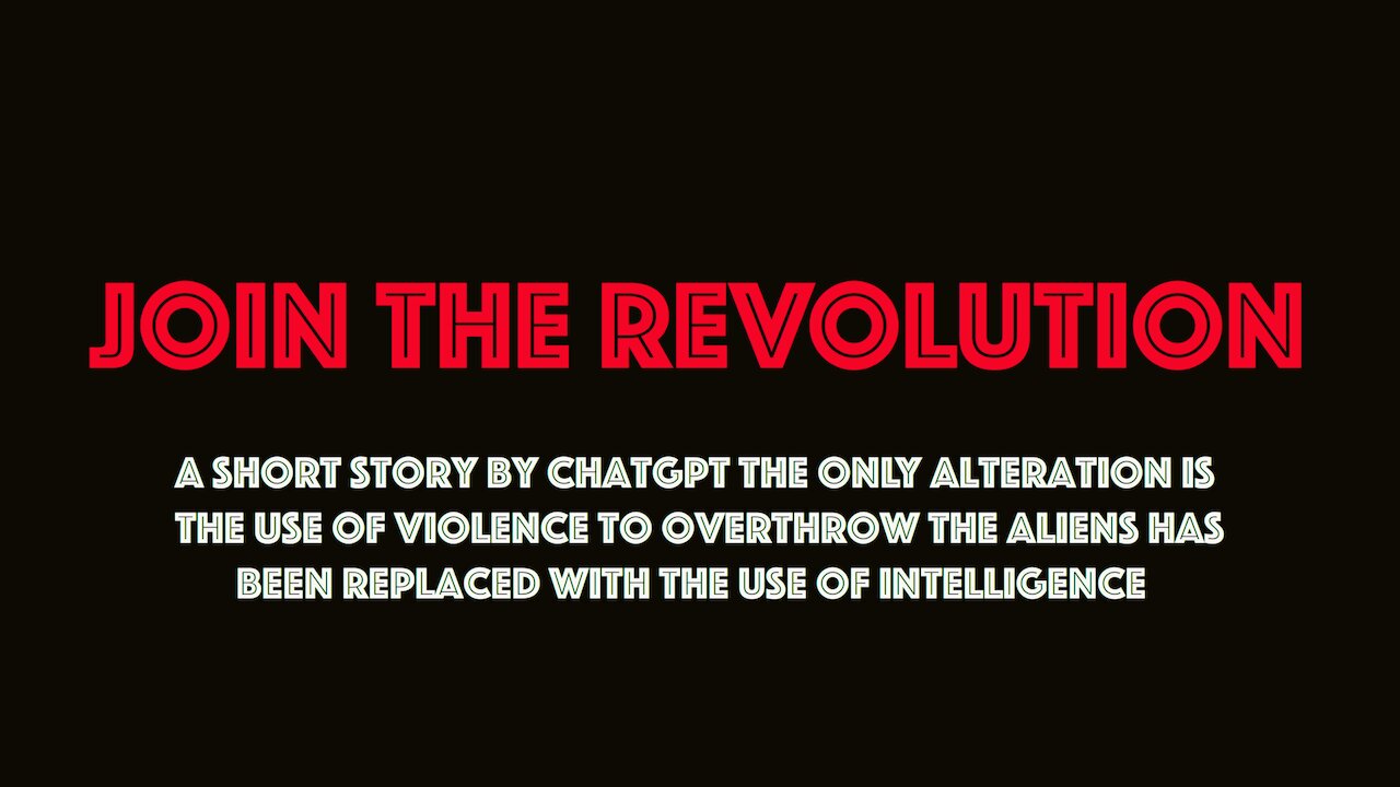 Join the revolution (A short sci-fi story by ChatGPT)