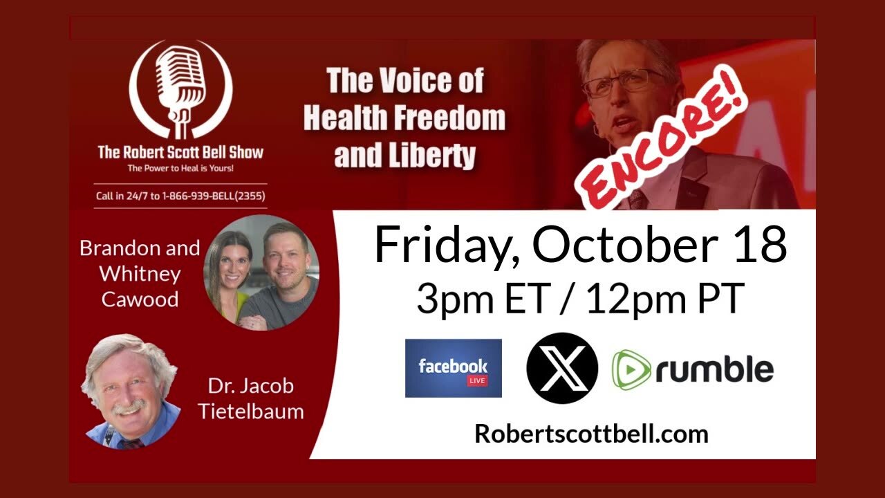 Brandon and Whitney Cawood, To Dye For: The Documentary, Onosmodium, Dr. Jacob Teitelbaum, Healing Long COVID, Ending Fatigue - The RSB Show 10-18-24