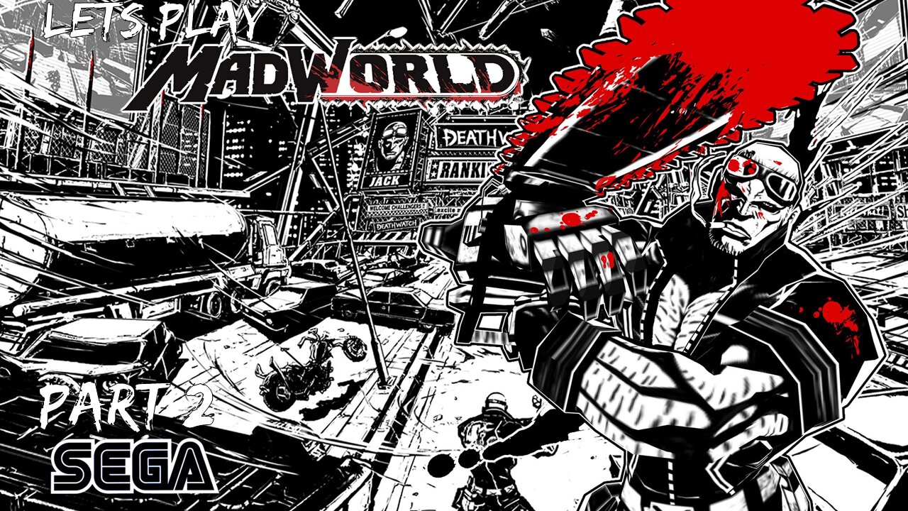 Lets Play Madworld Part 2 (The RE4 Chainsaw LOL) | Asian Town
