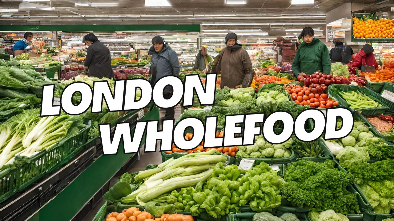 Tour of London's Whole Foods Market : Organic Fruit and Veg, Healthy Snacks, Meals and Cheeses