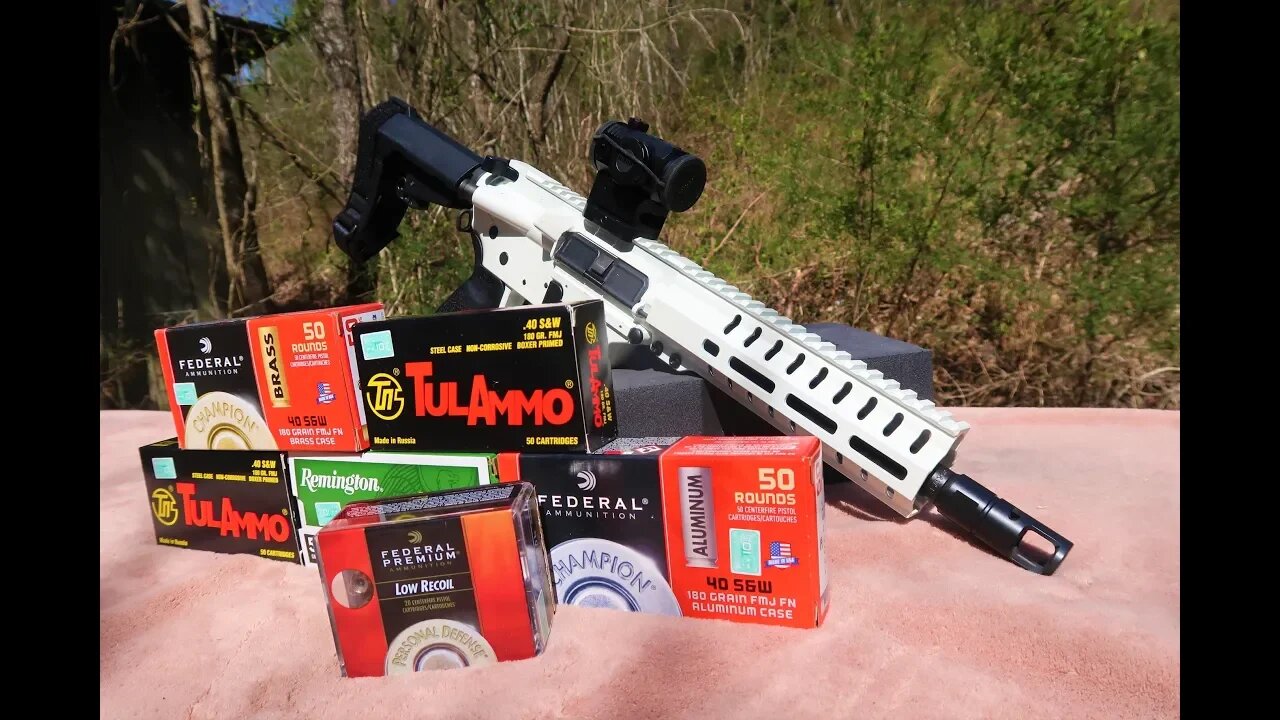 CMMG Banshee 40 S&W - Ammo Test