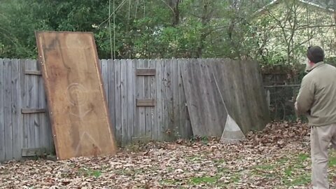 axe throwing target practice with AOA