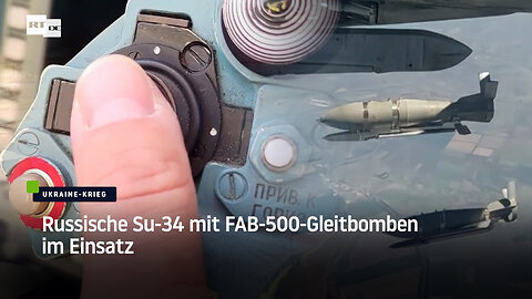 Russische Su-34 mit FAB-500-Gleitbomben im Einsatz