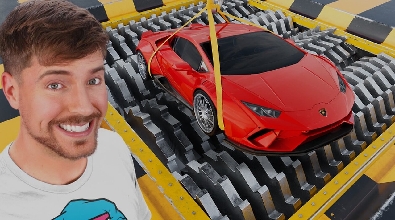 Lamborghini Vs World's Largest Shredder