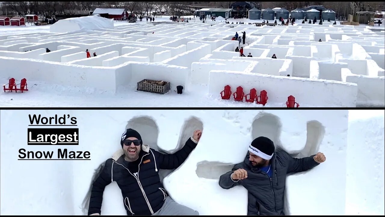 SNOW Never Melt 😱 | World’s Largest Snow Maze | Snow Games | Maze In Corn