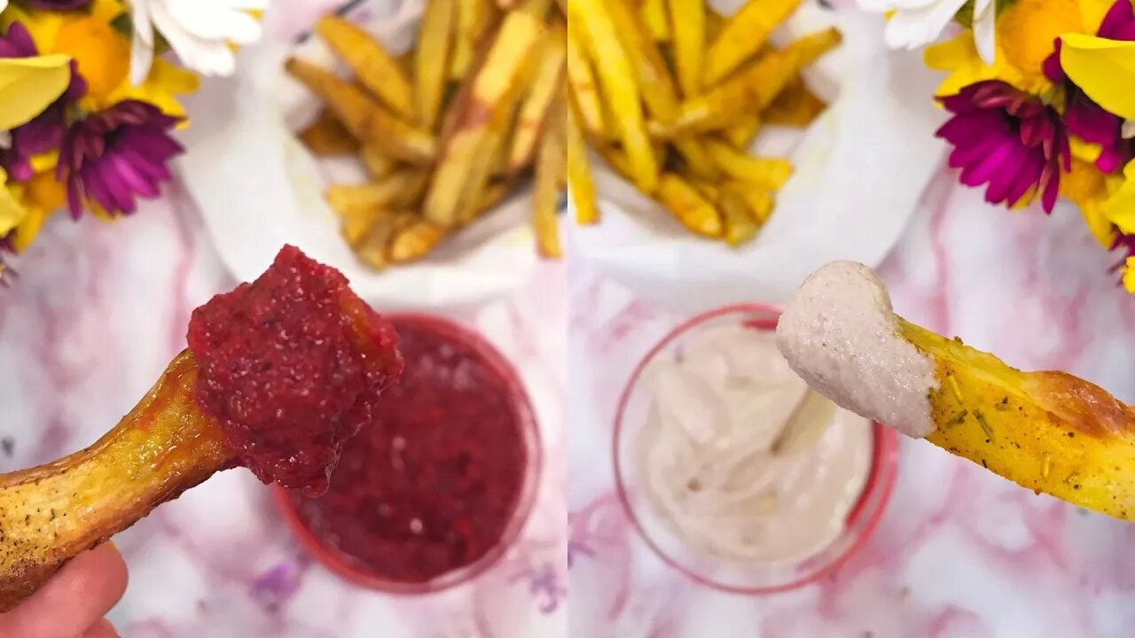 Simple low carb sauces (No cashew!) | Beet-chup and Vegan Aioli