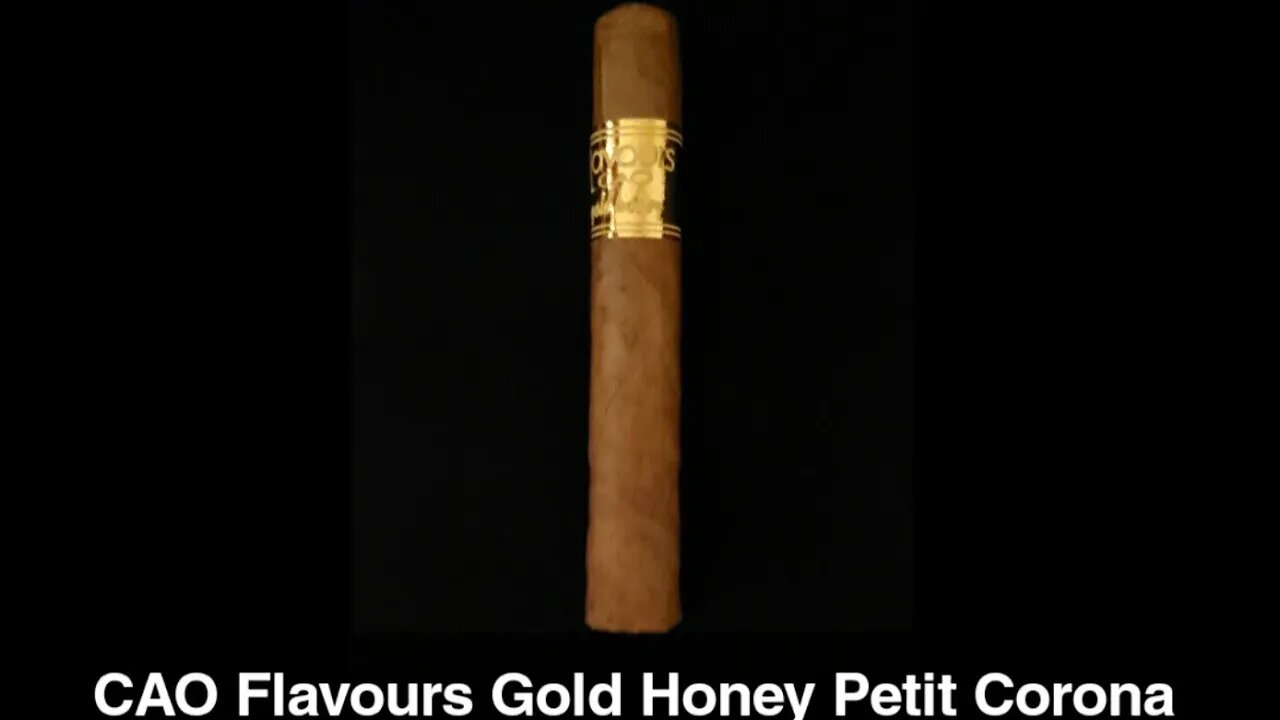 CAO Flavours Gold Honey Petit Corona cigar review