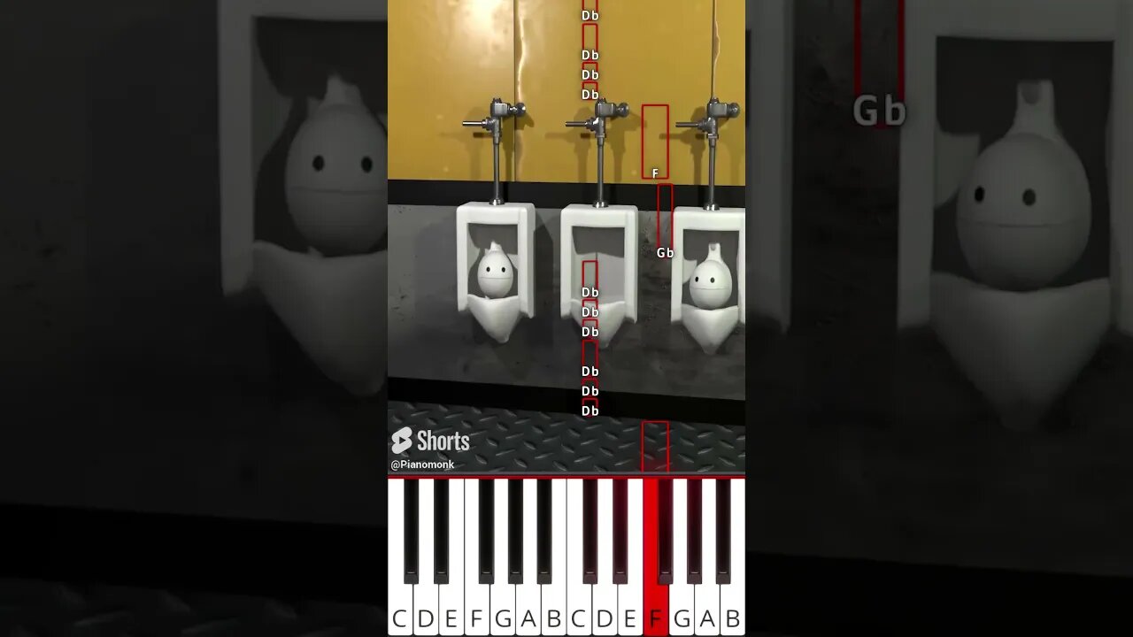 Skibidi Toilet Otamatone 2 (@TheRealSullyG) - Octave Piano Tutorial