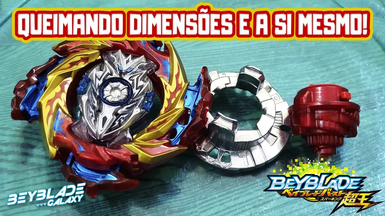 Testando 074 - ACHILLES BURN .CHO.Dm' MCC contra 3 combos - Beyblade Burst ベイブレードバースト