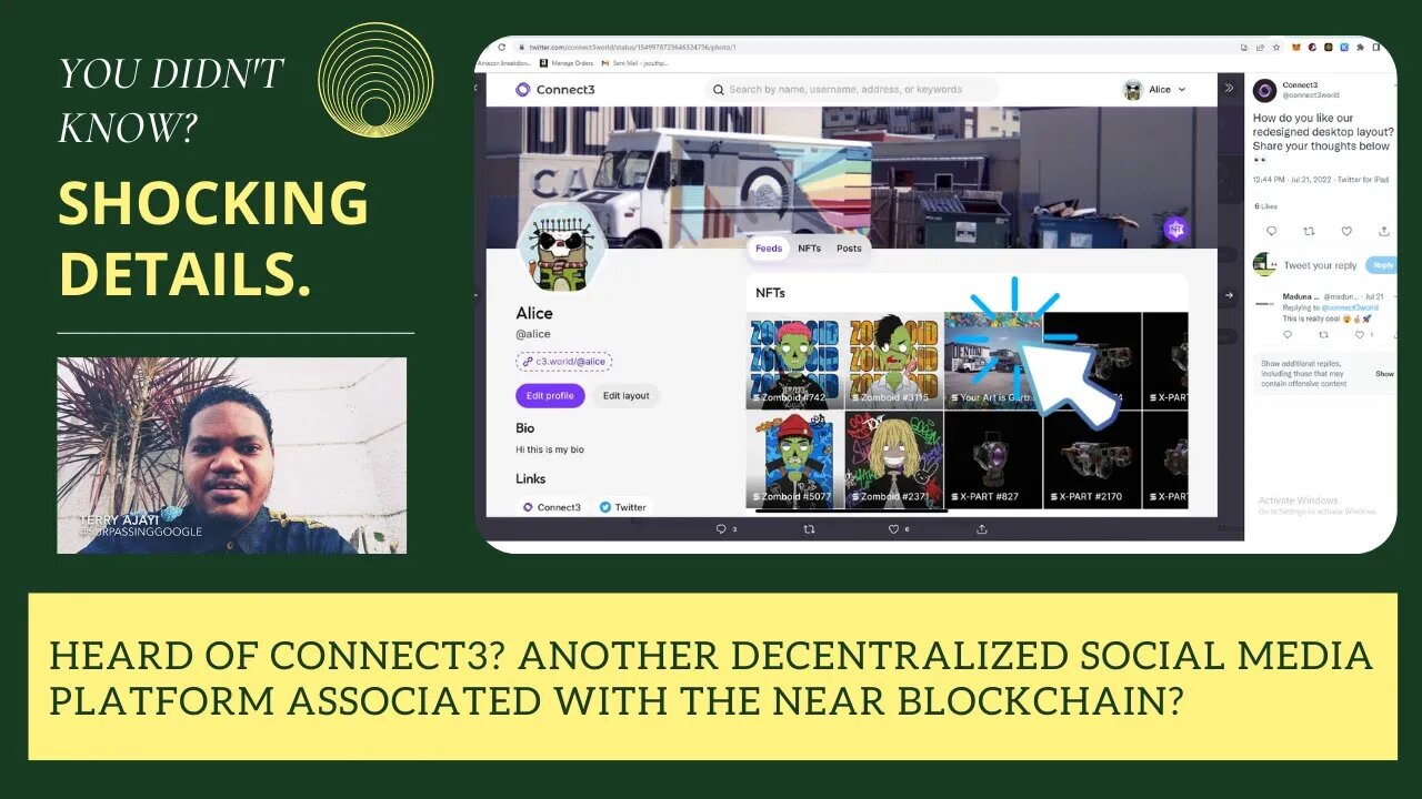 Heard Of Connect3? Another Decentralized Social Media Platform Associated With The Near Blockchain?