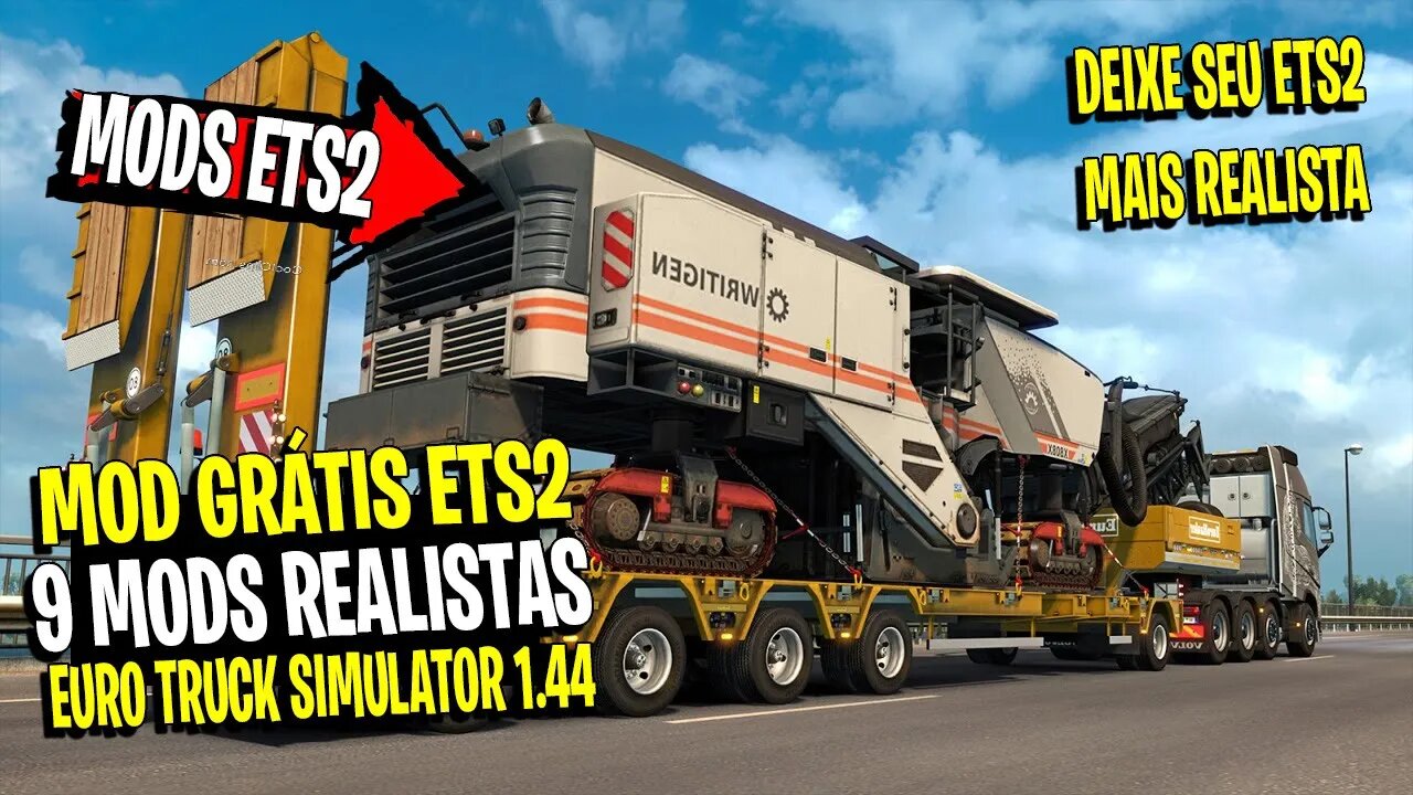 ▶️PACK 9 MODS REALISTAS PARA EURO TRUCK SIMULATOR 2 1.44