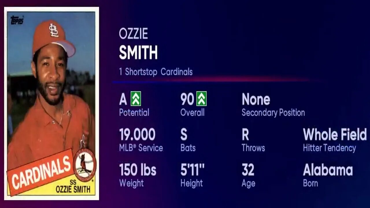 How To Create Ozzie Smith MLB The Show 22