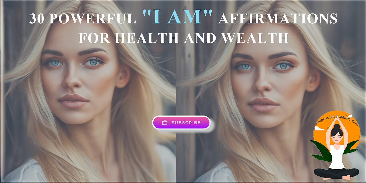 30 Powerful " I AM" Affirmations For Health & Wealth - Mindfulness Meditation