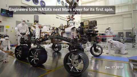 🔴👀🔴 First Drive Test of NASA’s Mars 2020 Rover