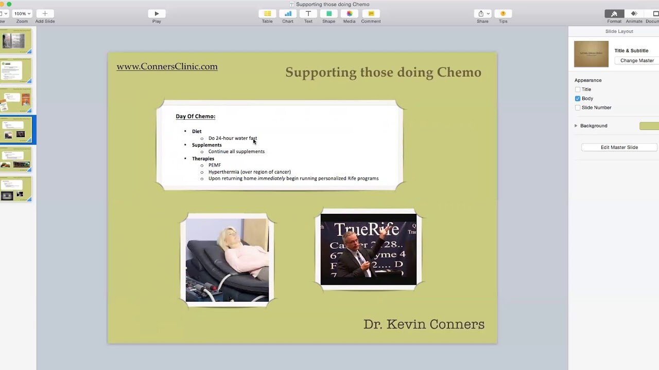 Supporting Those Doing Chemo | Dr. Kevin Conners - Conners Clinic