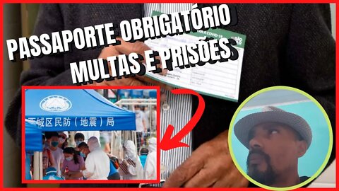 Passaporte obrigatório Multas e prisões | Medidas sanitárias