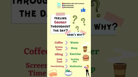 Are you feeling groggy throughout the day? #shorts