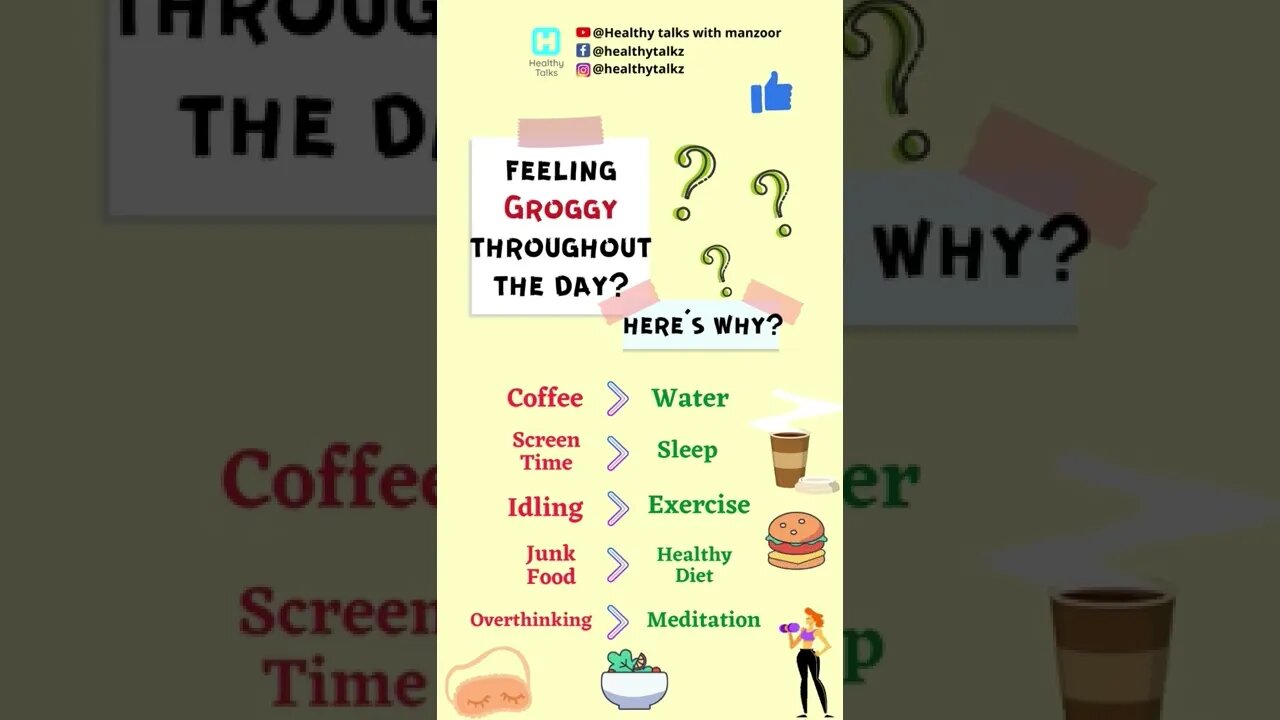 Are you feeling groggy throughout the day? #shorts