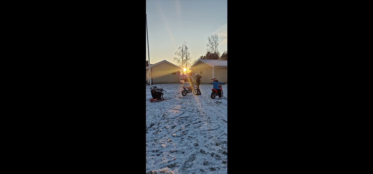 Pitbike och snowracer