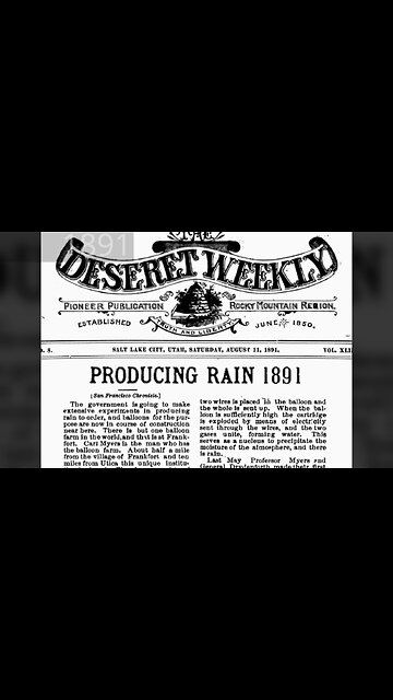 06/21/24 - Weather Modification Articles of the Past - Climateviewer