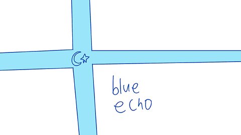 Blue echo