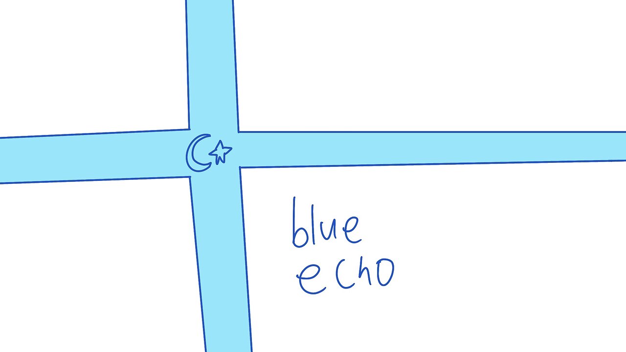 Blue echo