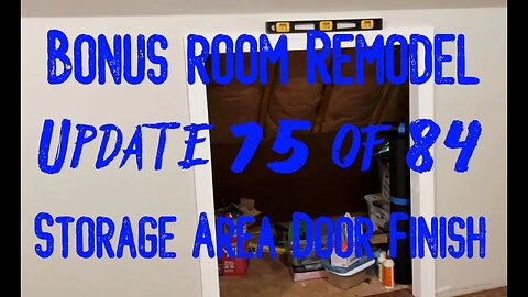 Bonus Room Remodel: Project 06 Update 75 of 84 - Storage Area Framing And Dressing