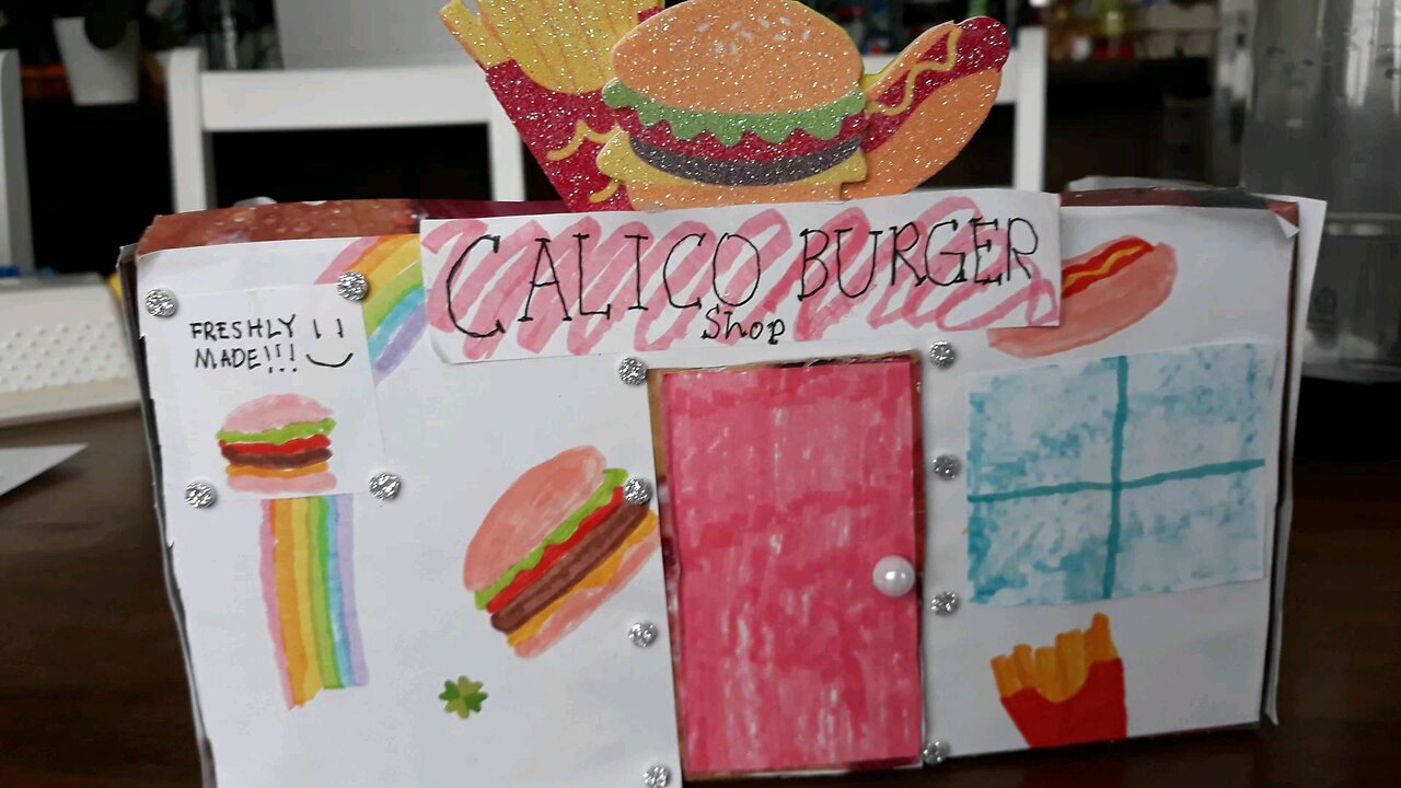 CALICO BURGER SHOP! (Part 2) Super cute!!