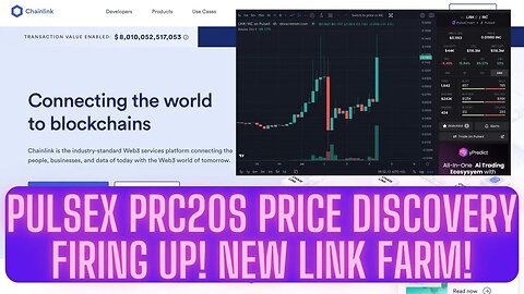 PulseX Prc20s Price Discovery Firing Up! New LINK Farm!