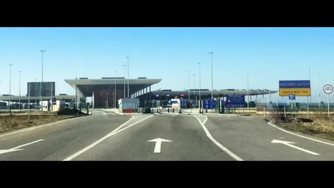 Ukrainian Border Control Center with Hungary